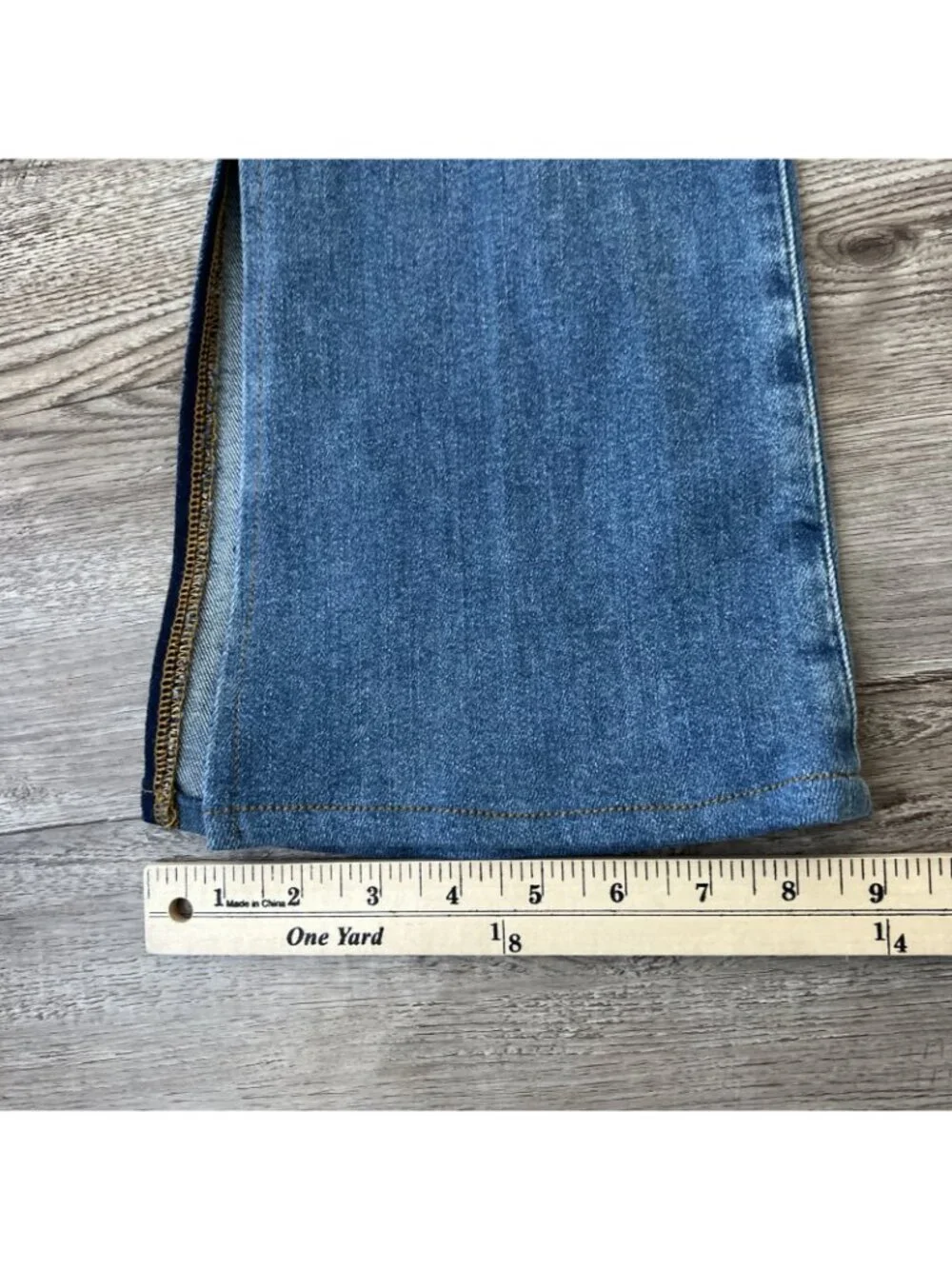 Good‎ American x Zara Classic Bootcut Jeans Womens 2 Leg Slit Full Length New